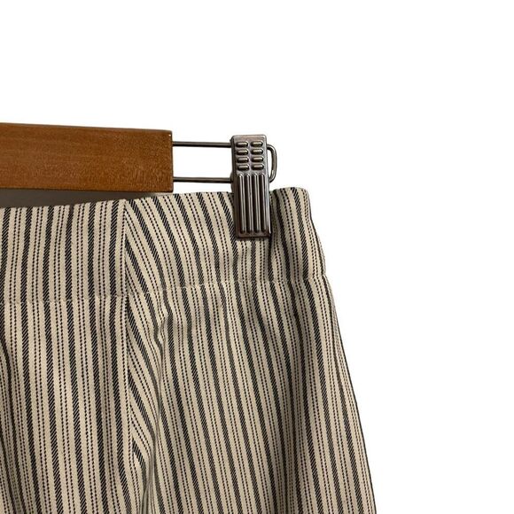 Banana Republic Wide Legged Cropped Sailor Pants White Navy Size 2 - Picture 6 of 10